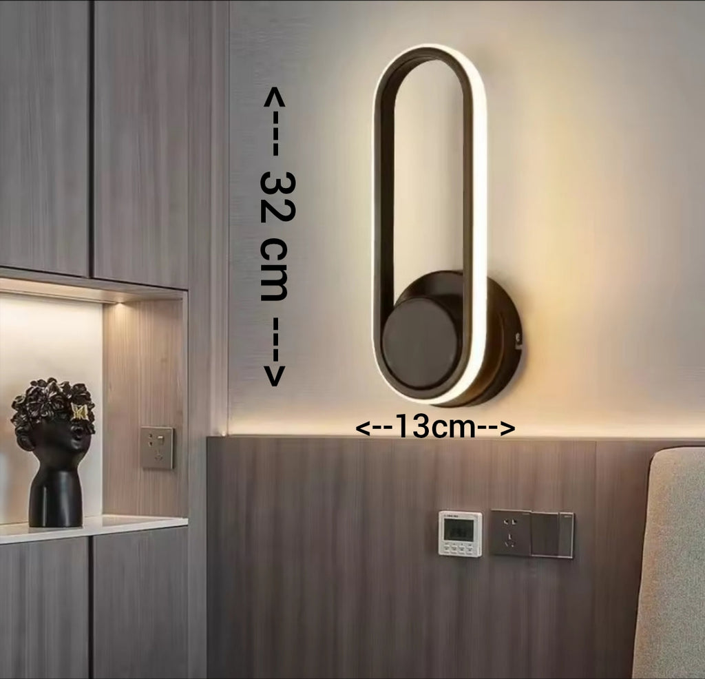 Pack 2 Lamparas Aplique Pared Led 3 Tonos 24 W GIRATORIA