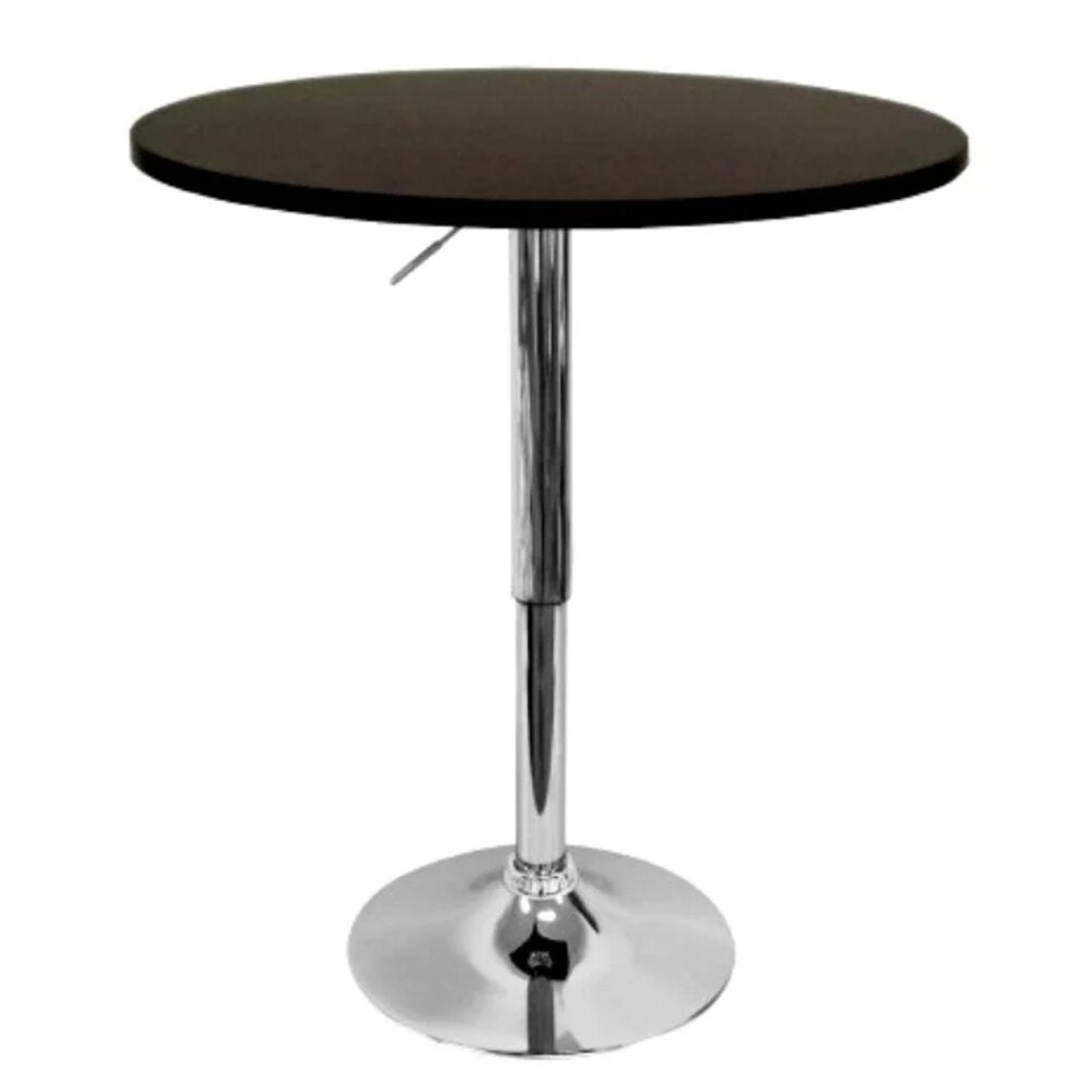 Mesa Bar de Altura Regulable 80 CM MDF Color Negro