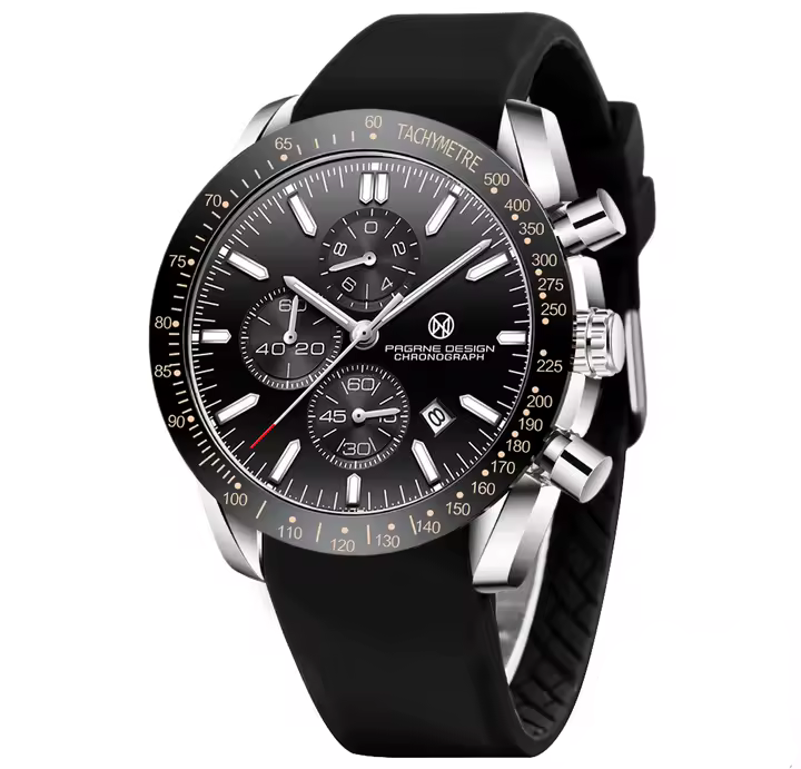 Reloj Pagrne Sport Cronografo Cuarzo Cristal de Zafiro
