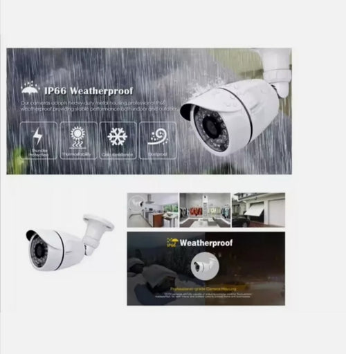 Kit 4 Cámaras De Seguridad Cctv 2 Mp Fhd + Disco Duro 1 Tera
