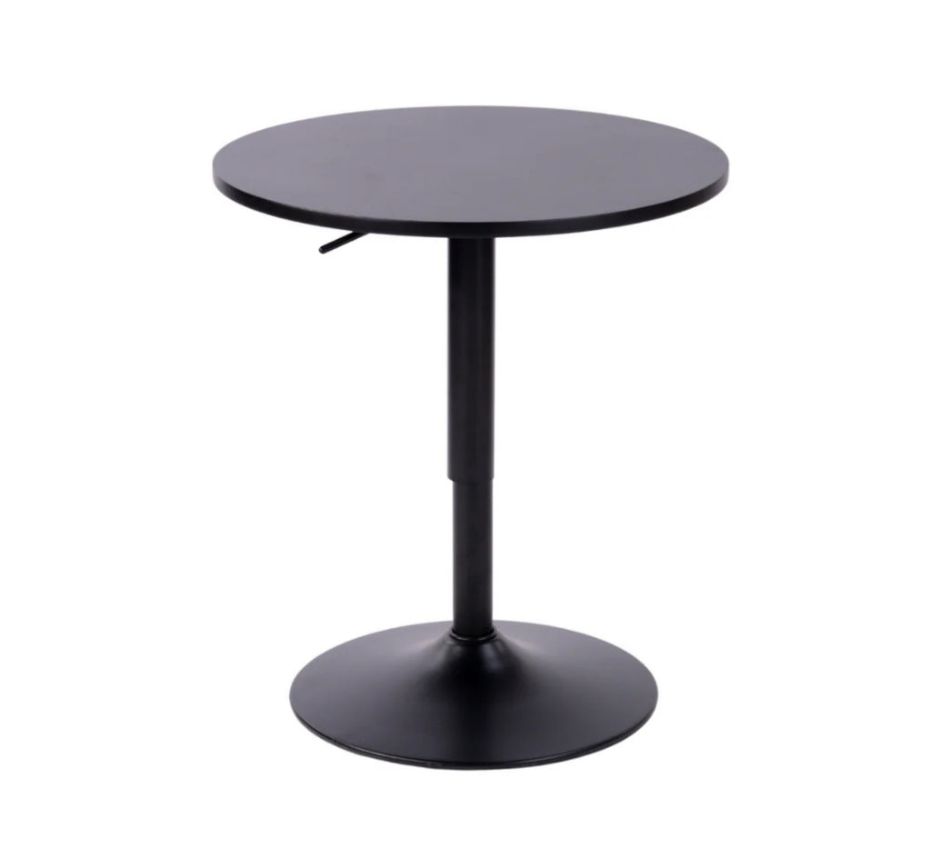 Mesa de Bar De Luxe  Regulable 60 CM Color Negro/Negro