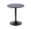 Mesa de Bar De Luxe  Regulable 60 CM Color Negro/Negro