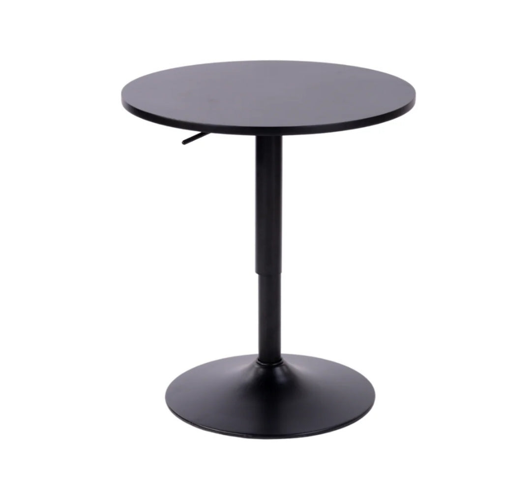 Mesa de Bar De Luxe  Regulable 60 CM Color Negro/Negro