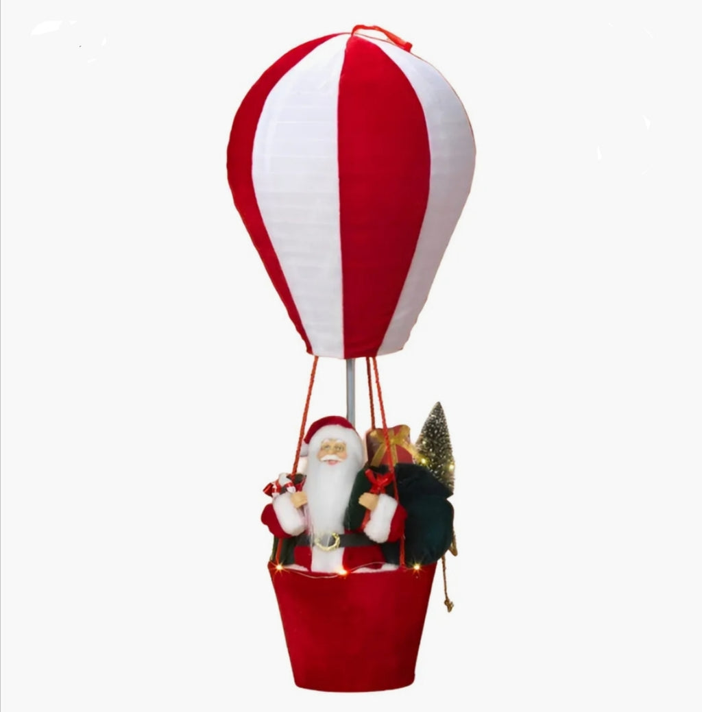 Viejo Pascuero En Globo Aerostático 150 Cm Micropolar