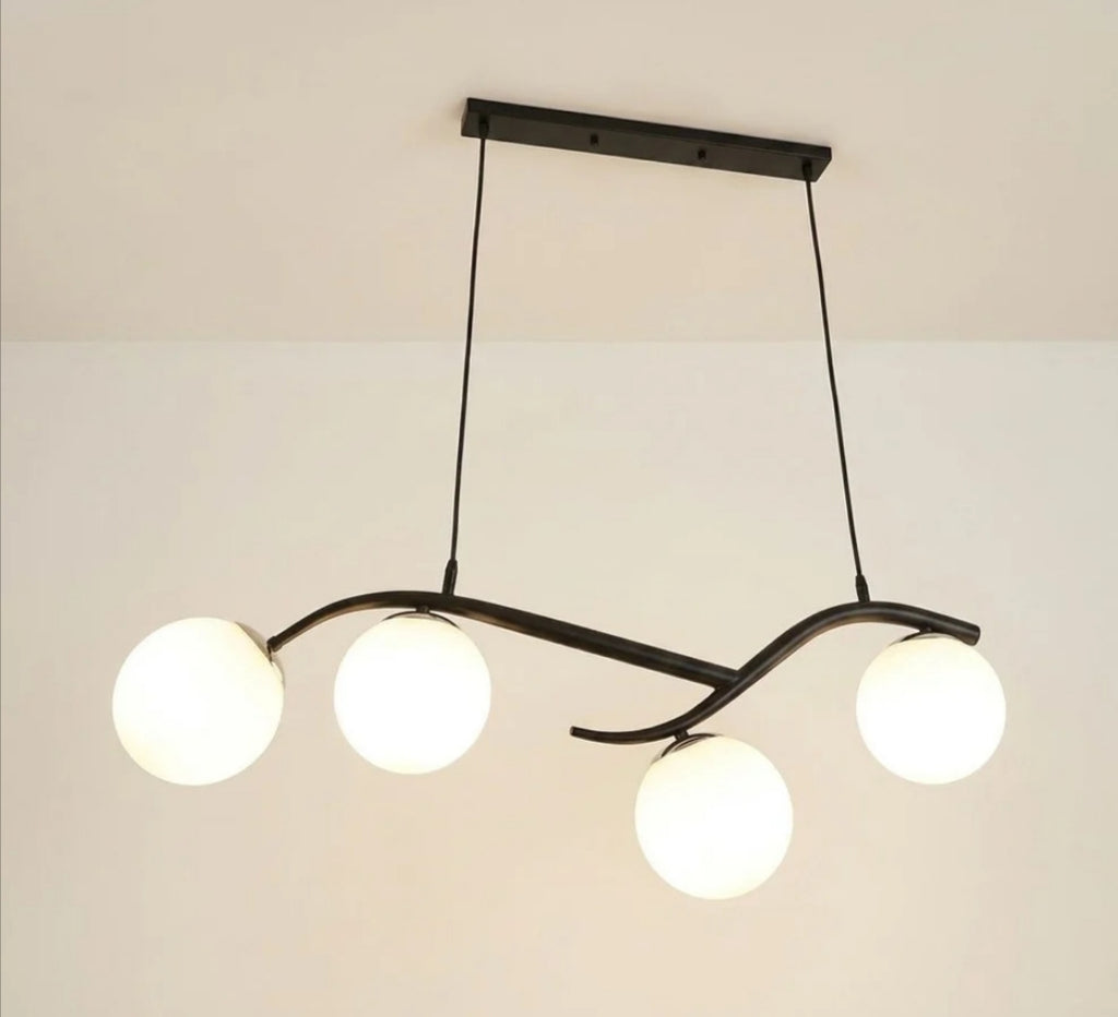 LAMPARA COLGANTE NORDICA 4 LUCES MODENA