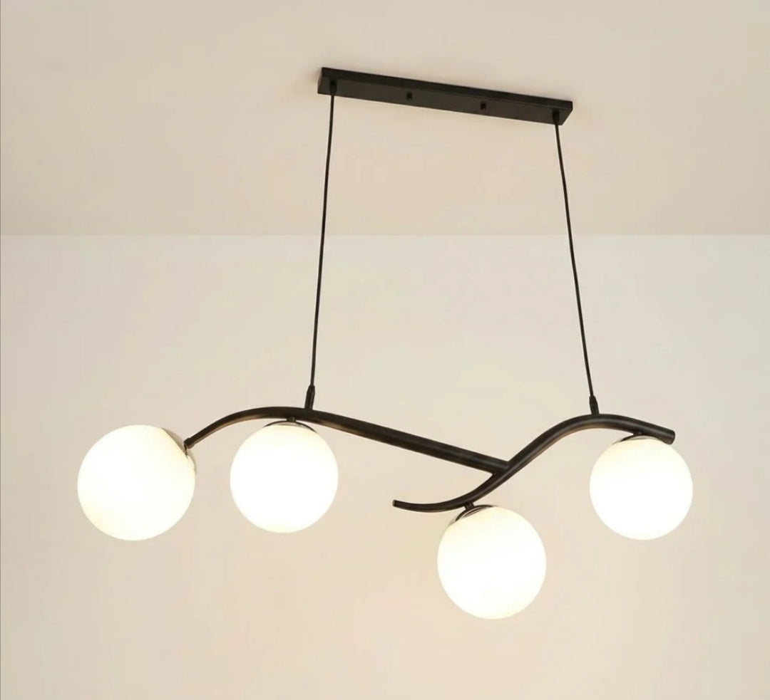LAMPARA COLGANTE NORDICA 4 LUCES MODENA
