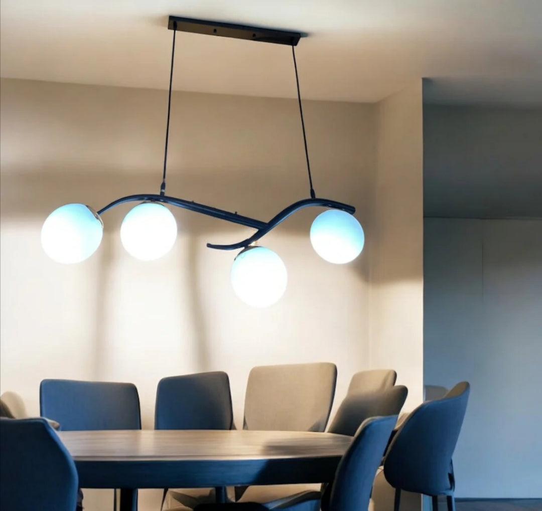 LAMPARA COLGANTE NORDICA 4 LUCES MODENA