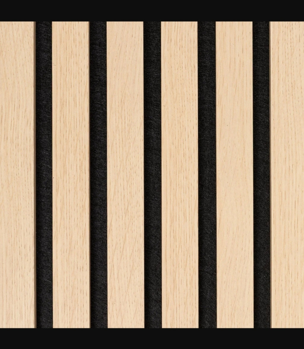 Pack 4 Paneles Acústicos Wall Panel 240 x 60 CM Natural