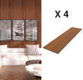 Pack 4 Paneles Acústicos Wall Panel 240 x 60 CM Café