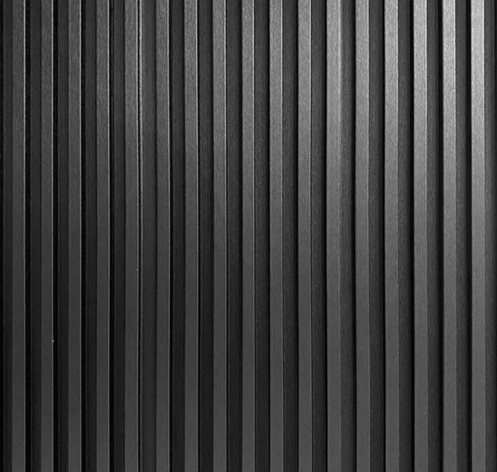 Pack 4 Paneles Acústicos Wall Panel 240 x 60 CM Negro