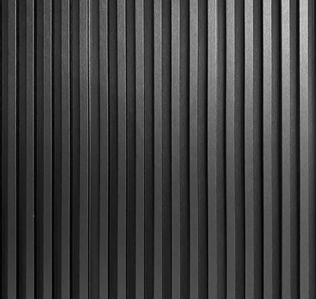 Pack 4 Paneles Acústicos Wall Panel 240 x 60 CM Negro