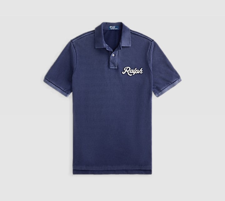 Polera Polo Ralph Lauren Custom Fit Polera Azul Cobalto Talla M