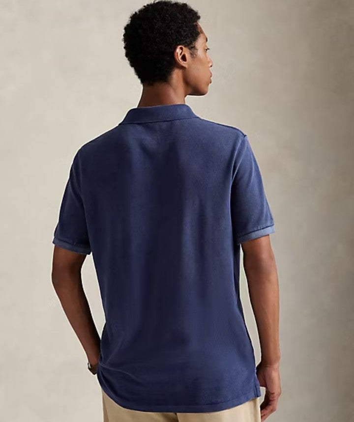 Polera Polo Ralph Lauren Custom Fit Polera Azul Cobalto Talla M