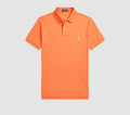 Polera Polo Ralph Lauren Custom Slim Fit Piqué Talla M Orange