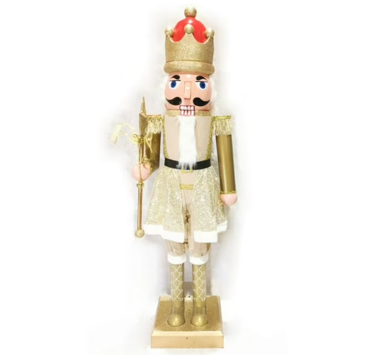 Cascanueces Musical  Gigante Soldado 115 Cm Luces y Movimiento