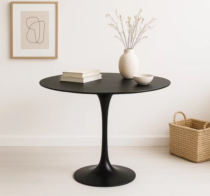 Mesa Tulip 80 cm Diámetro Color Negro