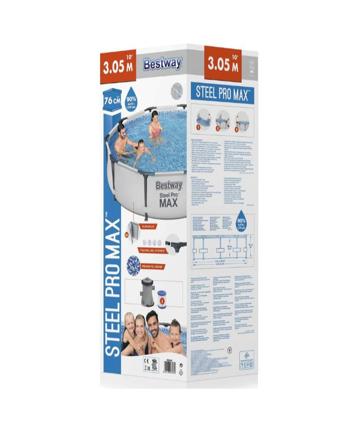 Piscina Pro Max 305X76+Bomba Filtrante 4678 Litros