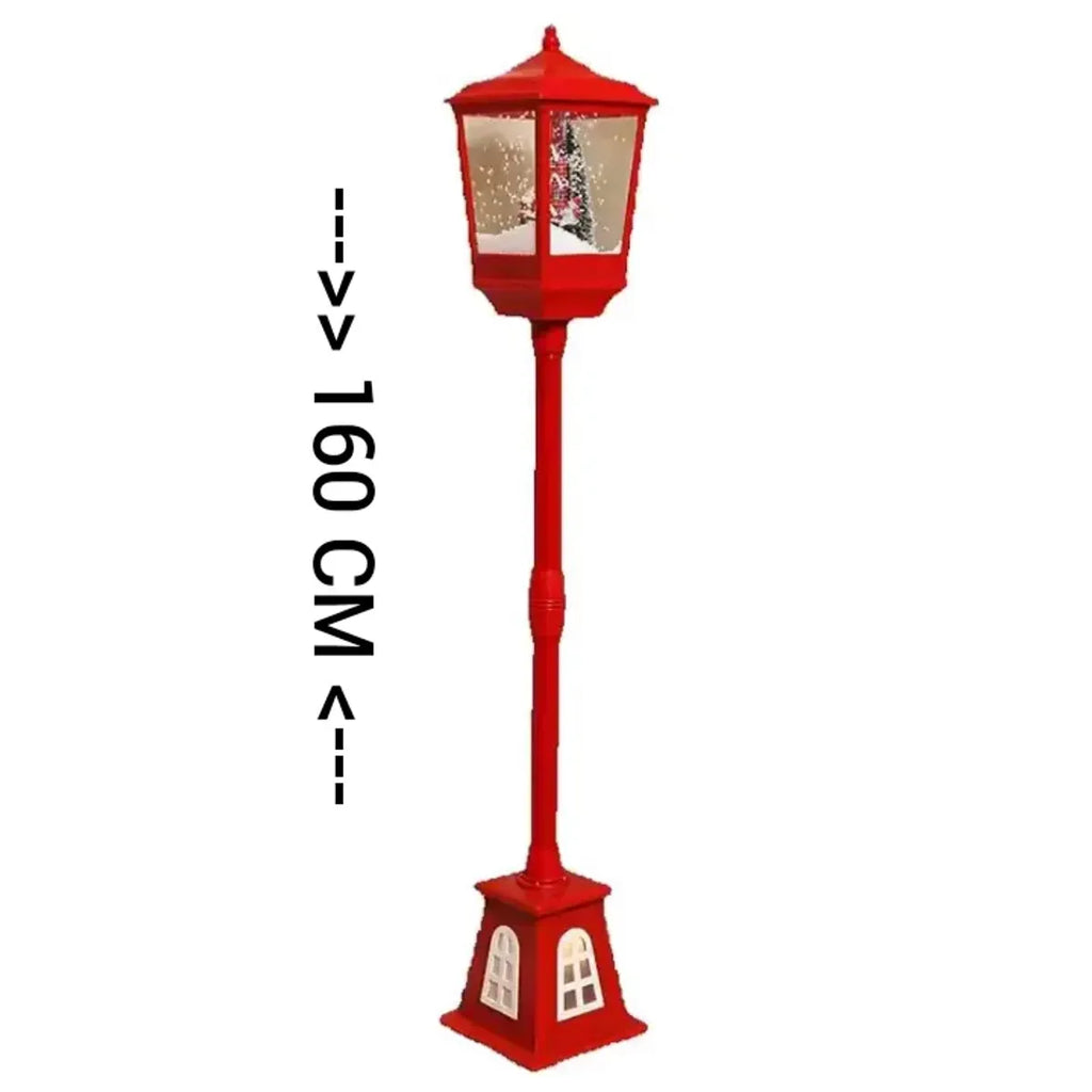 Faro de Navidad 160 cm Nieve y Música Letrero Variados
