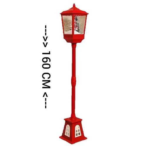Faro de Navidad 160 cm Nieve y Música Letrero Variados