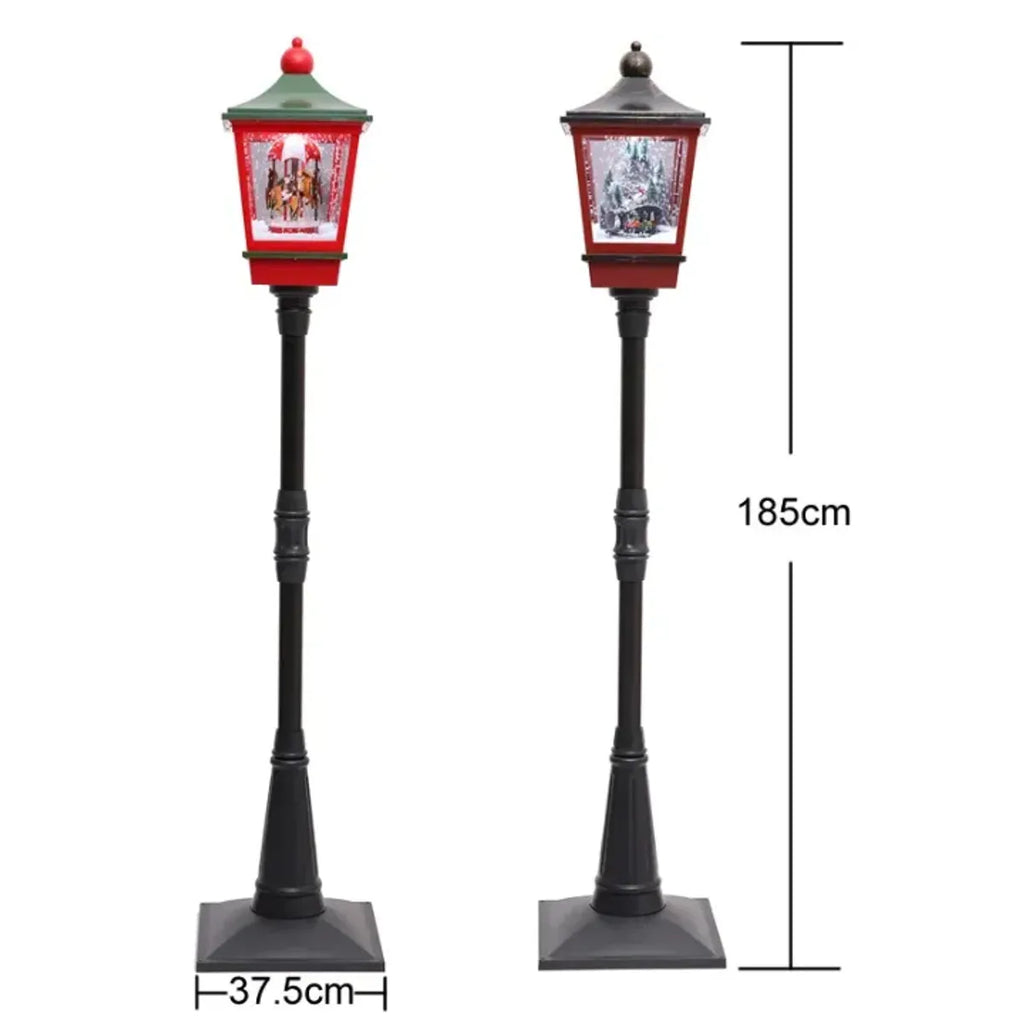 Faro de Navidad 190 cm Nieve y Música